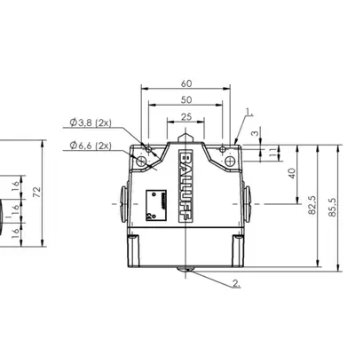 Блочный выключатель Balluff BNS 819-B03-D16-61-16-10-FD