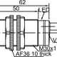 Емкостной датчик LANBAO CR30SCF15DNRY