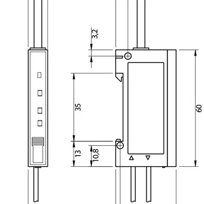 Усилитель для оптоволоконных датчиков DATASENSING FX4/0N-0A