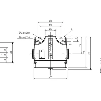 Блочный выключатель Balluff BNS 816-B03-WS-12-610-11