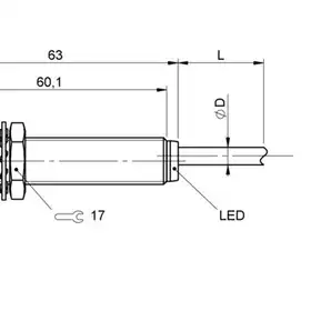 Индуктивный датчик расстояния Balluff BAW M12MN-ICC35C-BP02