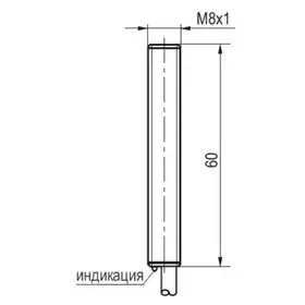 Индуктивный датчик ТЕКО ISB A12B-22-1,5-LP