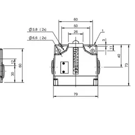 Блочный выключатель Balluff BNS 823-B02-D12-61-D-20-01