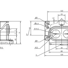 Блочный выключатель Balluff BNS 829-D04-D12-100-10