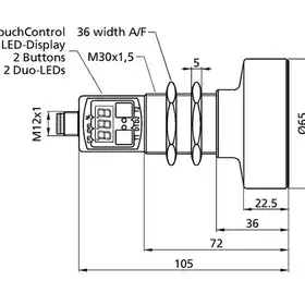 Ультразвуковой датчик Microsonic crm+600/F/TC/E