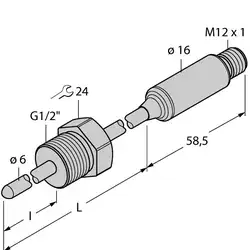 Датчик температуры TURCK TTMS-206TA-G1/2-LI6-H1140-L250-50/150