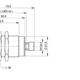 Индуктивный датчик Balluff BES M30MI1-PSC22B-S04G