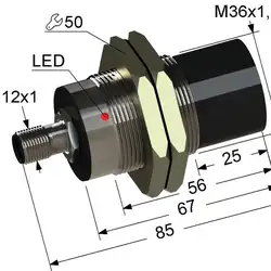Индуктивный датчик Мега-К VB2-36M85-20N21-C4