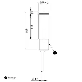 Оптический датчик DATASENSING FAI4/BP-0A