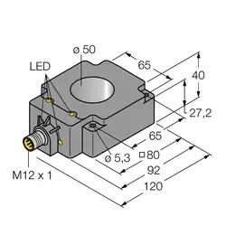 Кольцевой датчик TURCK BI50R-Q80-AP6X2-H1141