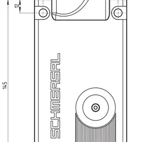 Дверной выключатель безопасности Schmersal AZM400Z-ST2-I1-2P2P-E