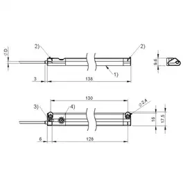 Датчик линейных перемещений Balluff BMP 01-EL1PP21A-0128-00-P02