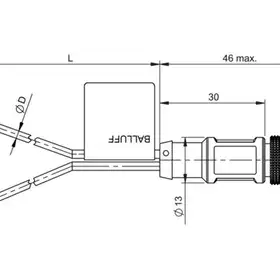 Магнитный датчик для цилиндра Balluff BMF 103K-PS-C-2A-SA95-S4-00,3