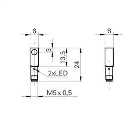 Индуктивный датчик Baumer IFFM 06N15A3/O1S05L