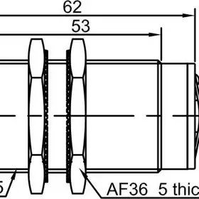 Индуктивный датчик LANBAO LR30XCF10ATC