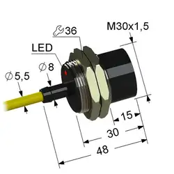 Индуктивный датчик Мега-К VB2-30M48-15N21-Z