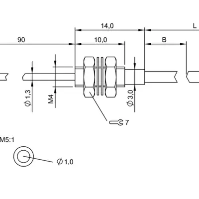 Оптоволоконный кабель Balluff BFO D22-LA-TB-EAK-10-02
