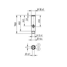 Оптический датчик Wenglor ED98PCV3