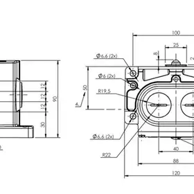 Блочный выключатель Balluff BNS 813-D04-K12-100-10-02-FD