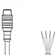 Разъем с кабелем Leuze Electronic KS U-M8-4A-P1-020