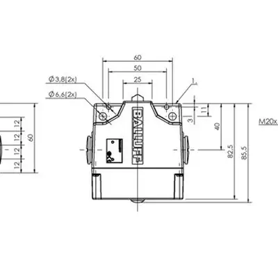 Блочный выключатель Balluff BNS 813-B04-D12-61-A-10-02-FD