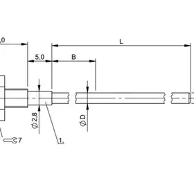 Оптоволоконный кабель Balluff BFO D22-LAT-KB-EAK-10-02