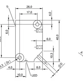 Индуктивный датчик Balluff BES R05KB-USU40B-EV02