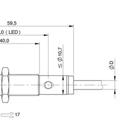 Индуктивный датчик Balluff BES 515-356-BO-C-PU-05