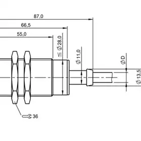Индуктивный датчик Balluff BES 516-120-SA2