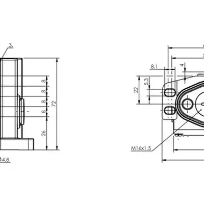 Блочный выключатель Balluff BNS 819-B05-E08-46-11