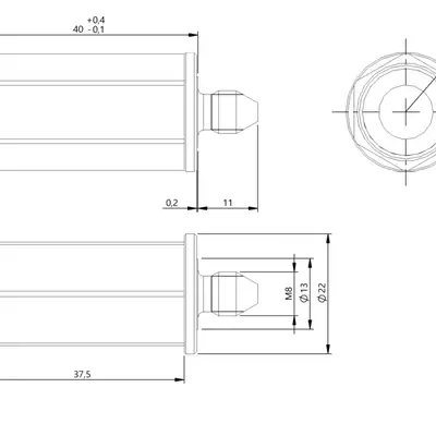 Транспондер RFID Balluff BIS M-143-02/A-M8-SA5