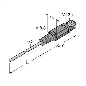 Датчик температуры TURCK TTM050C-203A-CF-LI6-H1140-L150-50/50A°C