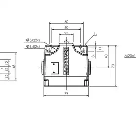 Блочный выключатель Balluff BNS 813-B03-E12-61-A-22-03