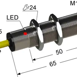 Индуктивный датчик Мега-К VB2-18M65-5B11-K