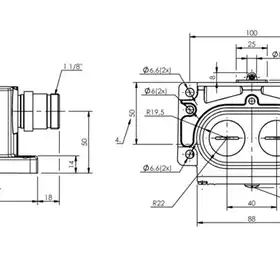 Блочный выключатель Balluff BNS 819-D02-R12-100-10-FD-S90R