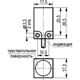 Индуктивный датчик ТЕКО ISB I31A-32N-5-LP