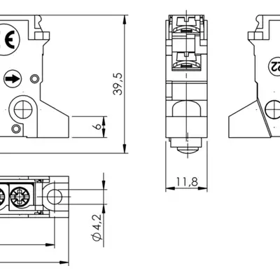 Элемент переключения Balluff BSE 85-RK
