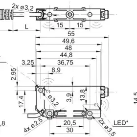 Ультразвуковой датчик расстояния Baumer UNCK 09T9114/KS35A