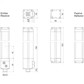 Световая завеса безопасности DATASENSING LP4PT/0A-050M4