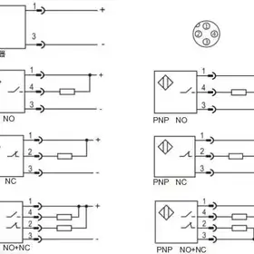 Оптический датчик LANBAO PR30S-TM20DNC-E2