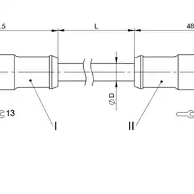 Соединительный кабель Balluff BCC S4B4-S4B4-6D-331-PS54N2-200-C009