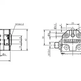 Блочный выключатель Balluff BNS 819-B03-D08-40-11-S80L