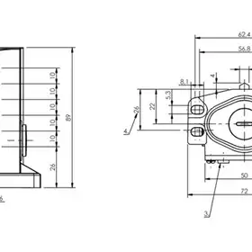 Блочный выключатель Balluff BNS 813-B06-D10-46-49-06-FC