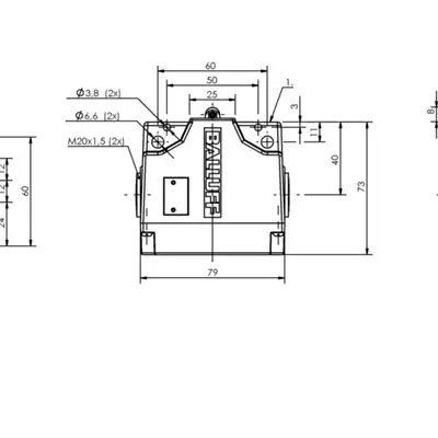 Блочный выключатель Balluff BNS 813-B03-R12-61-C-22-03