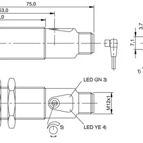 Оптический датчик Balluff BOS 18M-PS-LH22-S4