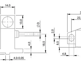 Индуктивный датчик расстояния Balluff BAW Z01AC-UAD50B-DP05-K