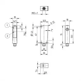 Оптический датчик Wenglor P1NH803