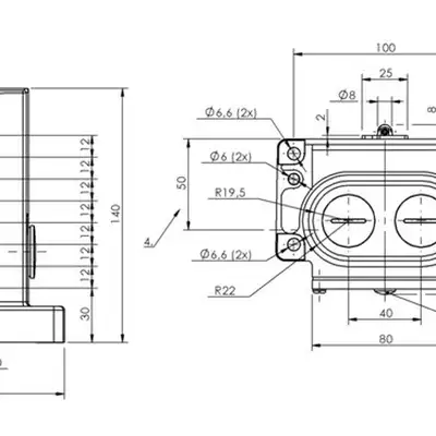 Блочный выключатель Balluff BNS 819-D08-R12-100-10-FE