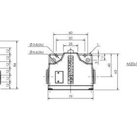 Блочный выключатель Balluff BNS 813-B06-D12-61-A-10-01