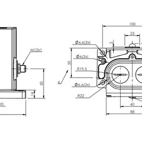 Блочный выключатель Balluff BNS 819-D06-D12-100-10-FD-S4R-I